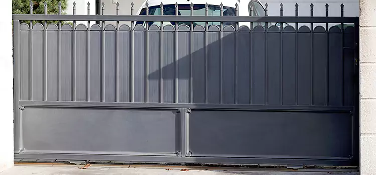Metal Driveway Gate Installation Hudson